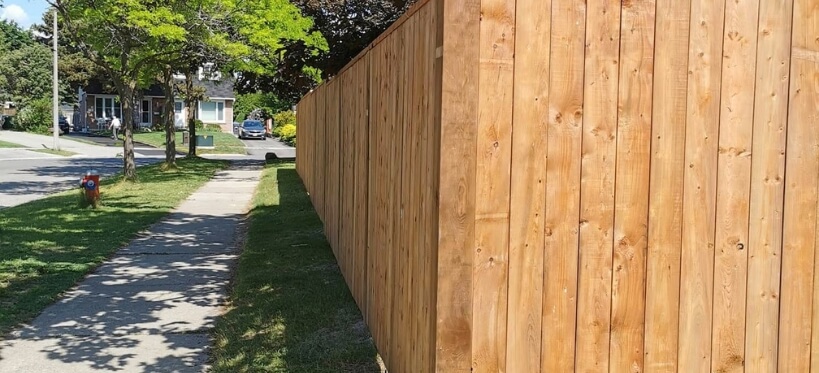 Wooden Fence Installation In Mississauga GTA - Pro Man Inc - Wooden Fence 2