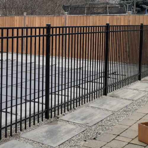 Wrought Iron Fence Installation In Mississauga GTA - Pro Man Inc - Wrought Iron Fence 3